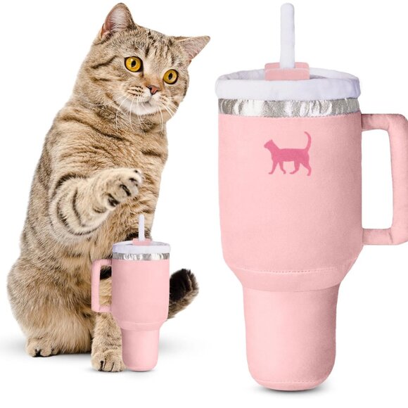 Trendy Tumbler Cat Toy Drink – The Perfect Gift for Cat - Picture 1 of 10